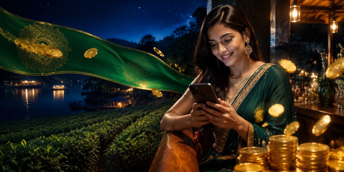 কুমিল্লায় চা বাগানে মোবাইলে দায়িত্বশীলভাবে গেমিং উপভোগ করছেন একজন ব্যবহারকারী